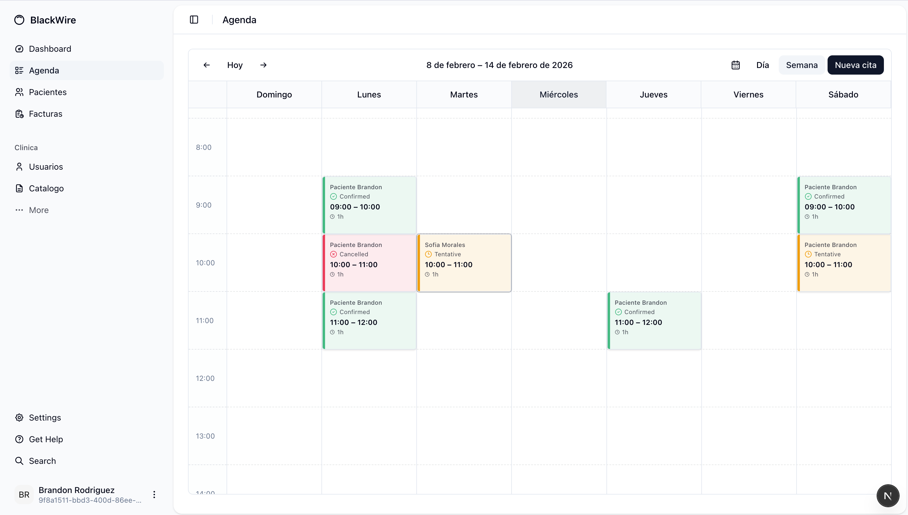 Blackwire Care Dashboard